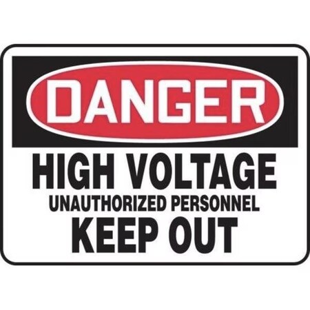 Accuform OSHA DANGER SAFETY SIGN HIGH FRMELC050XV FRMELC050XV